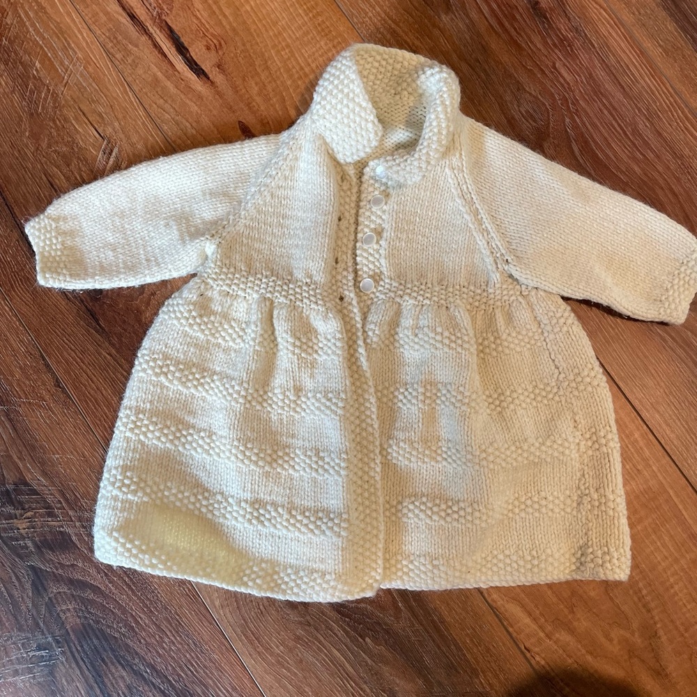 Vintage baby knit sweat/jacket